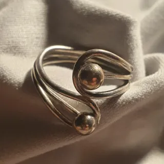 Anillo Plata ajustable. - Ref. 2510112205