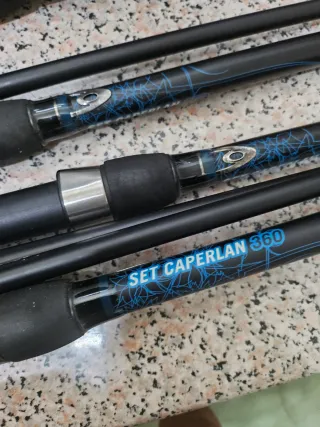 4 Cañas de Pesca Caperlan Carpfishing