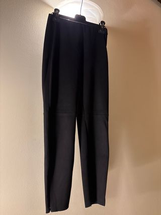 Pantaloni simil velluto neri