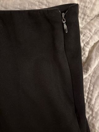 Pantaloni simil velluto neri