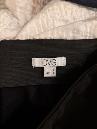 Pantaloni simil velluto neri