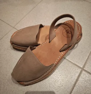 Abarcas beige