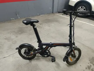 Bicicleta Eléctrica Plegable Negra