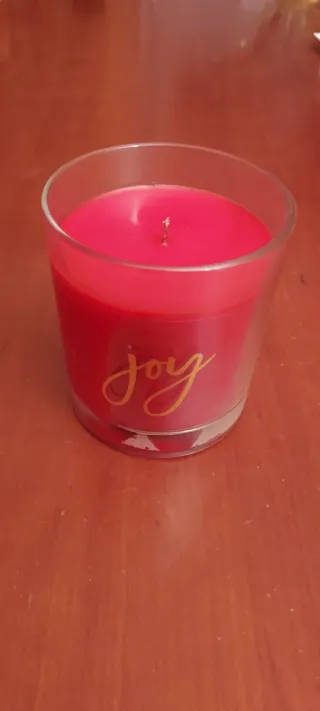 Yankee Candle Joy vetro rosso