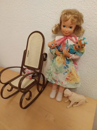 Muñeca Jesmar July y su Bebé de los años 80.