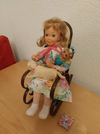 Muñeca Jesmar July y su Bebé de los años 80.