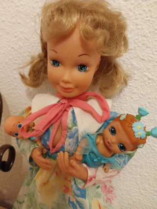 Muñeca Jesmar July y su Bebé de los años 80.
