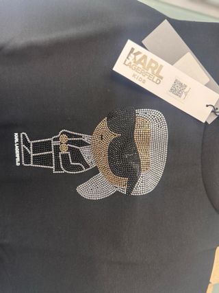 Vestido Karl Lagerfeld Negro Niña
es una talla 14