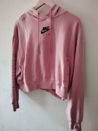 Sudadera Nike Air Rosa Crop