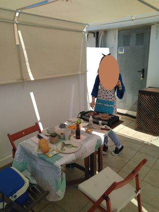 Pérgola 3x3 aluminio con toldo para terraza