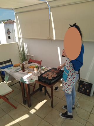 Pérgola 3x3 aluminio con toldo para terraza