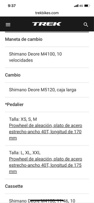 Bicicleta Trek FX