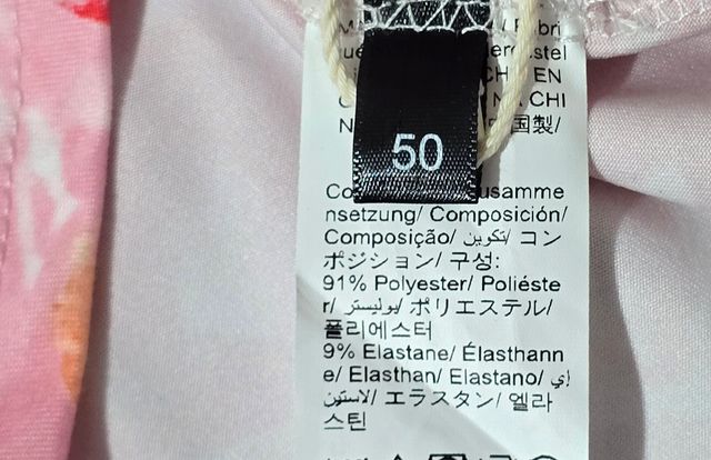 Top floral elástico-talla 50