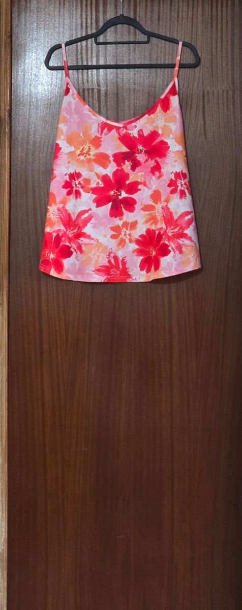Top floral elástico-talla 50