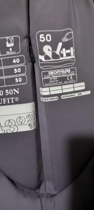 Chaleco Kayak Vela Tribord Negro