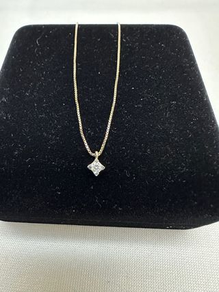 Collana Puntoluce argento diamante zircone
