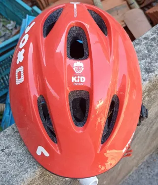 Casco Infantil Rojo 3-6 años kid Edition 