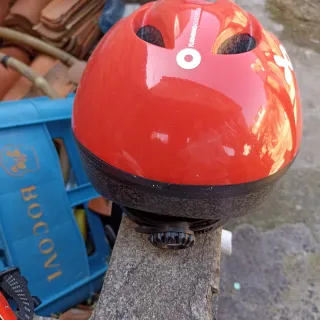 Casco Infantil Rojo 3-6 años kid Edition 