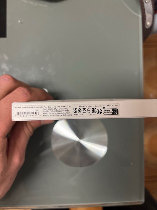 Cargador Apple Watch Magnético USB-C (ORIGINAL)