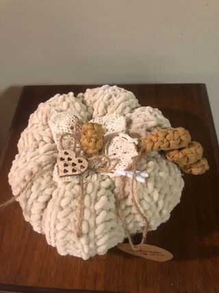 Zucca shabby uncinetto decorativa