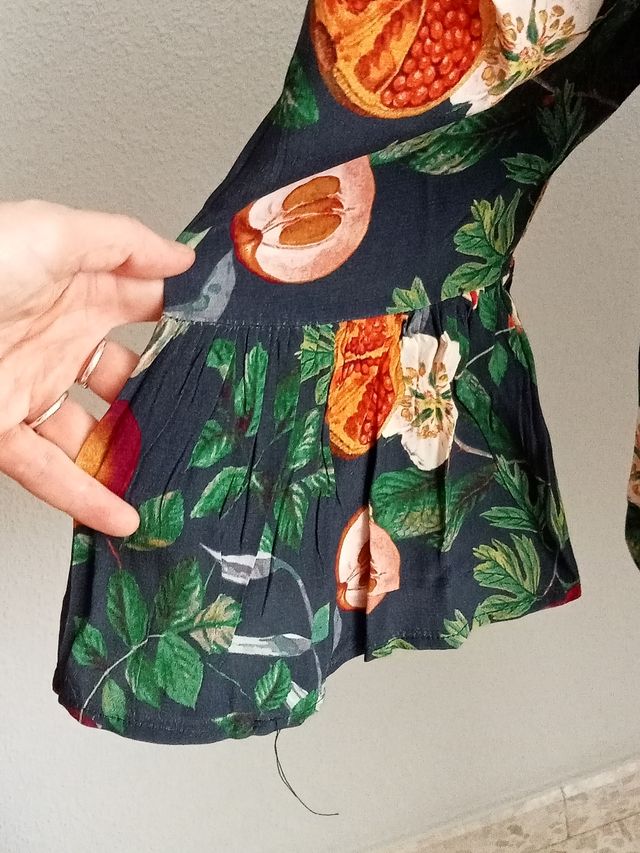 Blusa floral hombros descubiertos