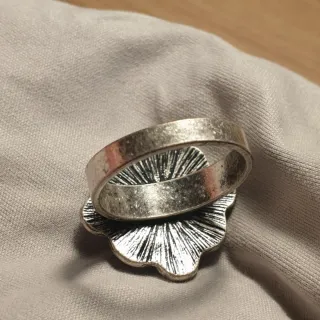 Anillo Acero y Piedras Negras - Ref. 2510112220
