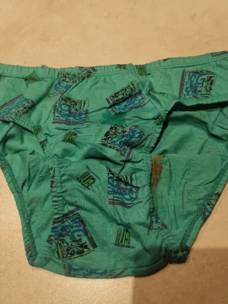 Ropa interior hombre verde estampado