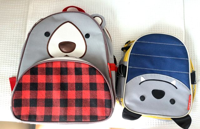 Mochila y bolsa para bebé