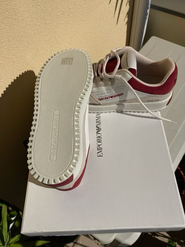 Scarpe Emporio Armani Uomo Beige/Bianco Tg 43