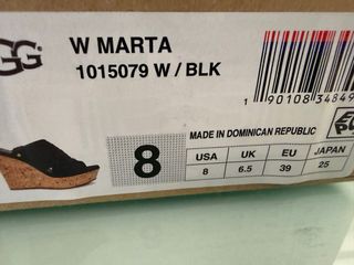 Sandalias UGG Negras Cuña