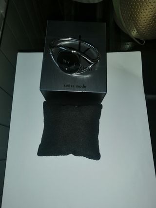 Reloj Calvin Klein Pulsera Plateada y Negro