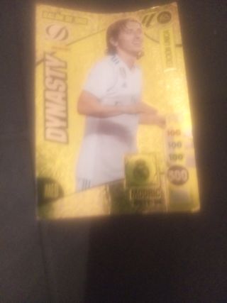 Carta de fútbol Modric