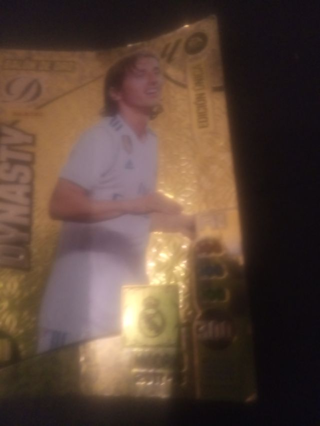 Carta de fútbol Modric