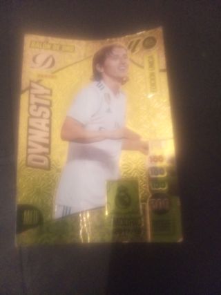 Carta de fútbol Modric