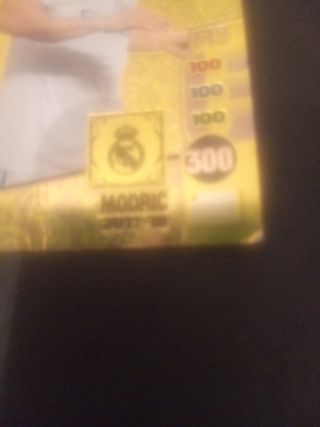 Carta de fútbol Modric