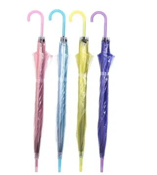 Ombrello Colorato trasparente Pioggia 