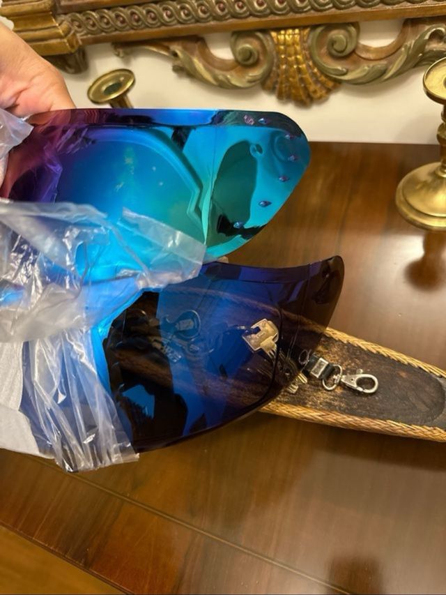 Casco TALLA L + intercomunicador + visesa + guante