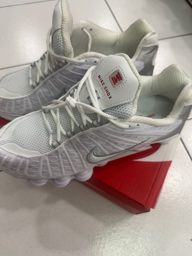 Zapatillas Nike Shox Blancas Talla