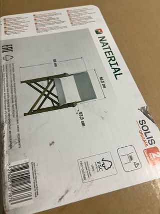 Silla Director Naterial Plegable Nueva