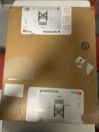 Silla Director Naterial Plegable Nueva