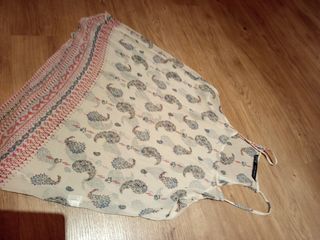 Camiseta Zara gasa S estampada