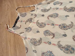 Camiseta Zara gasa S estampada
