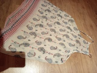 Camiseta Zara gasa S estampada