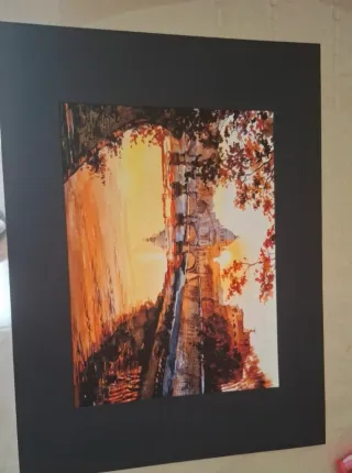 Dipinto Roma - Veduta Ponte Castel Sant'Angelo