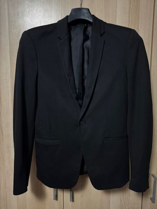 Americana Zara Negra Hombre