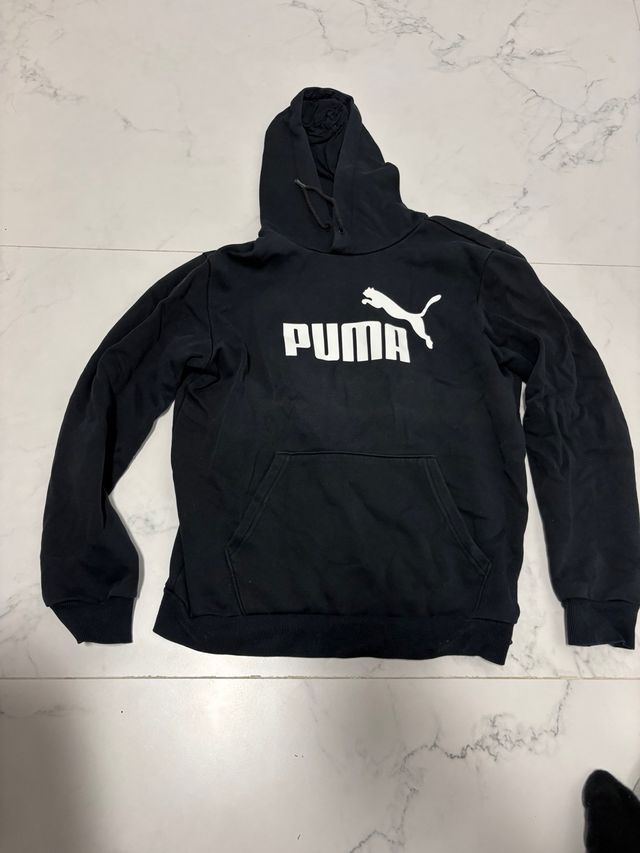 Felpa nera Puma