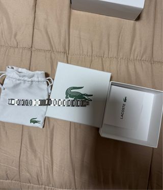Bracciale Lacoste in argento da uomo