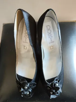 Sandalias Dori Diseño Fiesta Negras