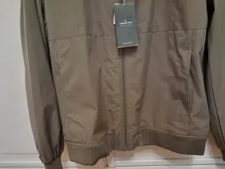 Cazadora bomber beige M