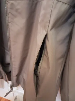 Cazadora bomber beige M